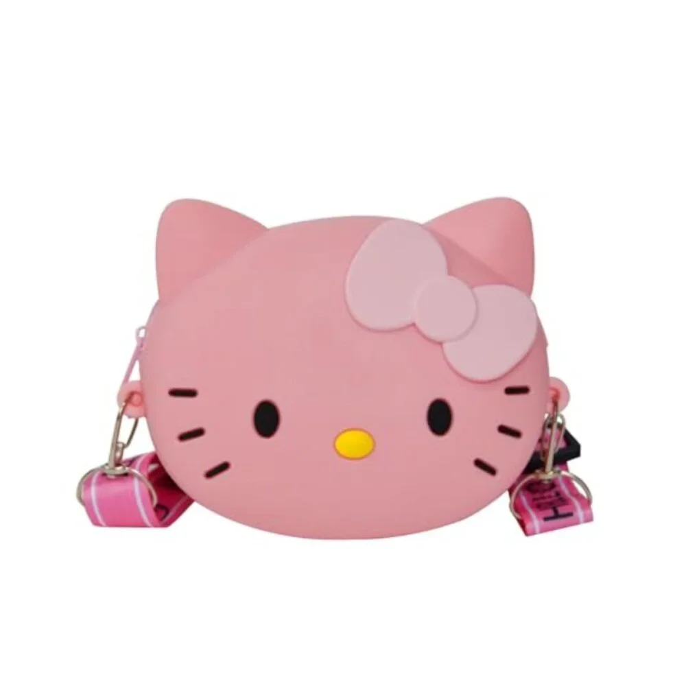 Hello Kitty Mini Silicon Crossbody CUTE bag wallet